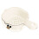 Double-Layer Chen Drain Basket with Ergonomic Handle, Ivory White (1+1 Patch), Compatible with Standard Sinks 1