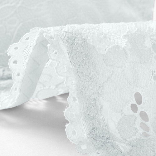 Damen-Push-up-BH aus Spitze mit Bügeln, Weiß, Größe M 2