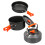 Camping-Kochgeschirr-Set rund 1 Set 4