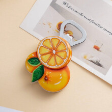 Abrebotellas naranja, utensilio de cocina con imán