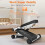 Mini stepper with LCD display and resistance bands 4