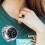 Minimalistische Quarz-Ringuhr mit elastischem Armband 2