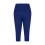 Calça legging capri feminina de cor sólida com cintura elástica. 6