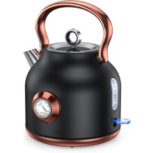 Electric Kettle Stainless Steel 1.7L 1500W Black