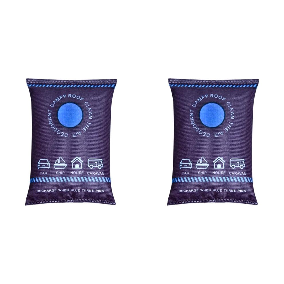 Car Dehumidifier Bags Silica Gel 100G 2 Pcs Blue 962029905653