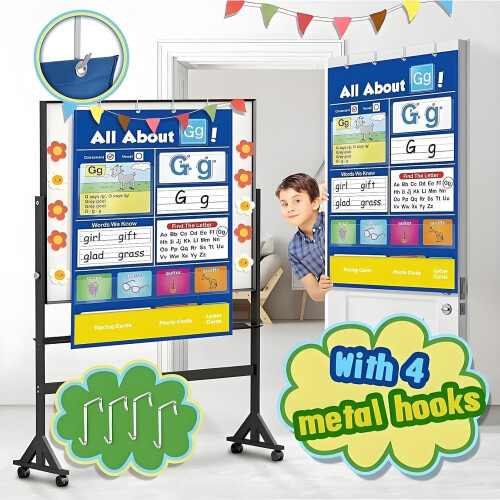 Alphabet Learning Pocket Chart for Wall Use – Preschool