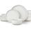 Stoneware Dinnerware Set for 4 People, 12-Piece White 1