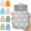 Mini Hot Water Bottle Silicone 320ml with Cover 1