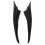 Black Front Spoiler Canards Universal 1 Pair 2