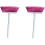 Balai magnétique Soft Sweep rose (lot de 2) 1