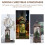Christmas Lantern Dark Brown Plastic 6.3 Inches 6