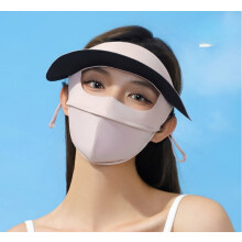 Face Sun Protection Mask Breathable UV Shield for Fair Skin