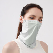 Ice Silk hanging ear mask breathable sun protection scarf