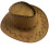 Denim Cowboyhatt Gul Polyester Bredbrättad Solhatt 1 ST 3