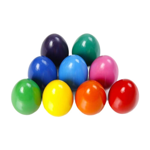 Egg Crayons Easy Grip 9 Colors Unbreakable for Ages 3+