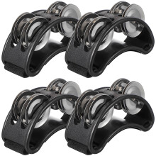 Black Foot Tambourine Lightweight Percussion Instrument 1