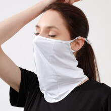 Ice Silk Hanging Ear Mask Breathable Thin Sun Protection