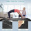 Folding Gymnastics Mat Black 4 ft x 8 ft x 2 in 4