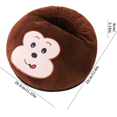 USB Foot Warmer Electric Heated Slippers 1 Pair 1