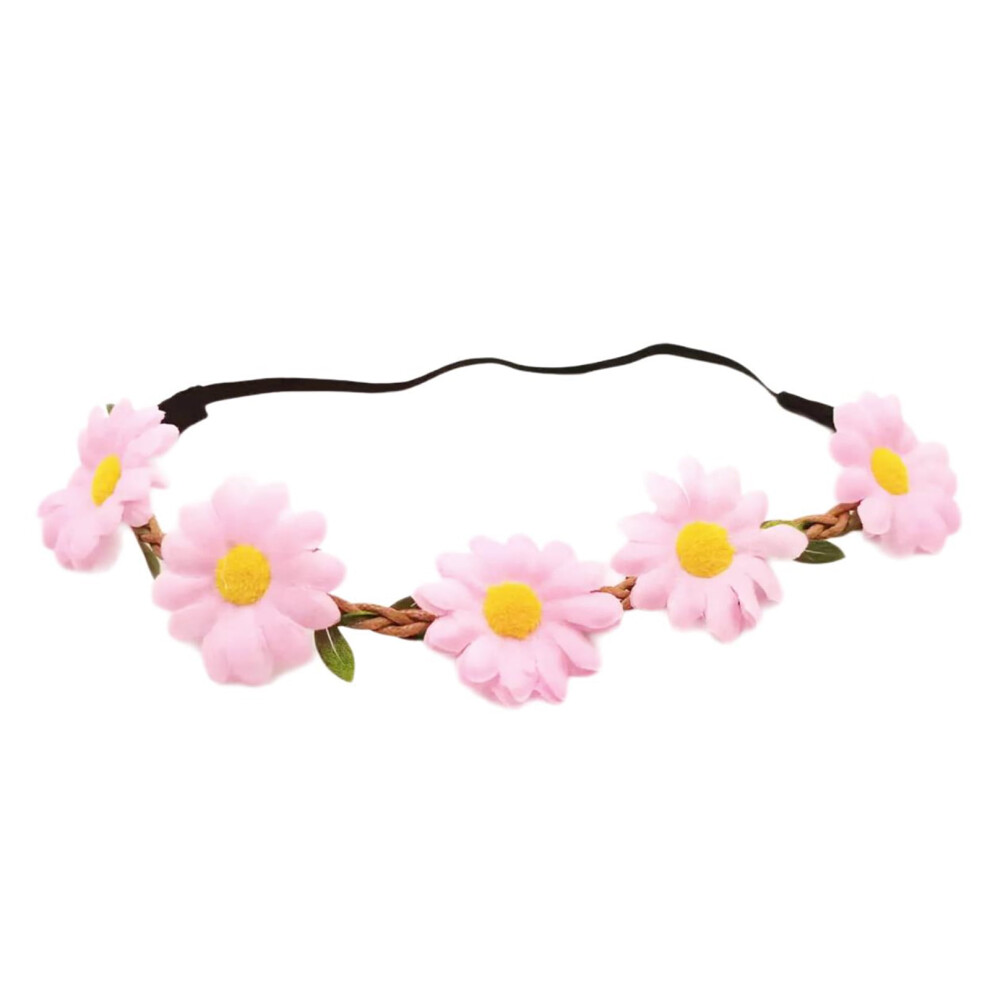 Floral Elastic Headband for Special Occasions