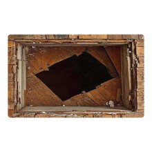 3D optisk illusionstæppe 63,8 x 35,8 cm