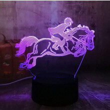 Solas Oíche Marcaíochta Capall 3T RGB le Teagmháil 16 Dath