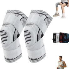 Motion Max Knee Pro,Motionmax Knee Pro Brace,Motion Max Pro Knee Brace Bone on Bone Support,One Pair with Adjustable Non-Slip Straps