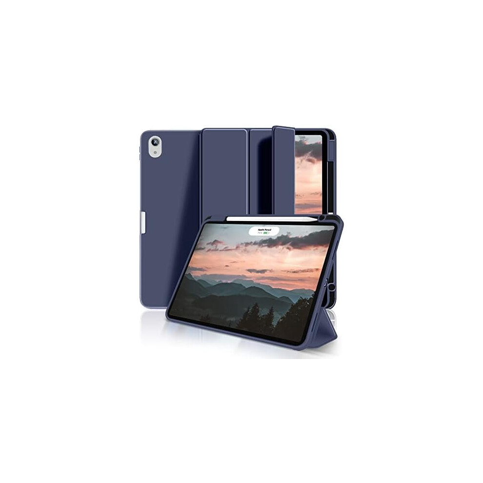 Ipad Air Case Navy With Tri-Fold Stand And Pencil Blue 962125018530