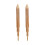 14K Gold Plated Triple Huggie Illusion Stud Earrings 1