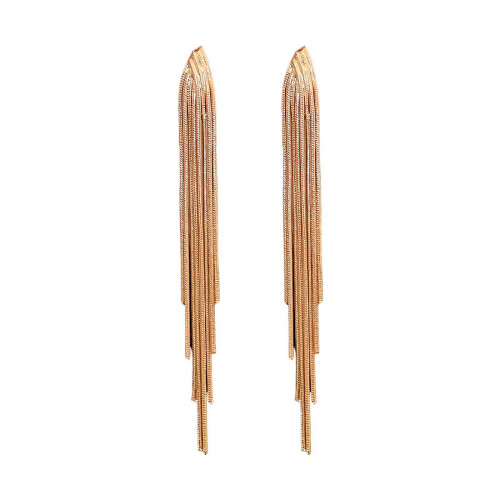 14K Gold Plated Triple Huggie Illusion Stud Earrings