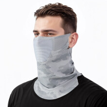 Men's ice silk cycling face mask for summer sun protection