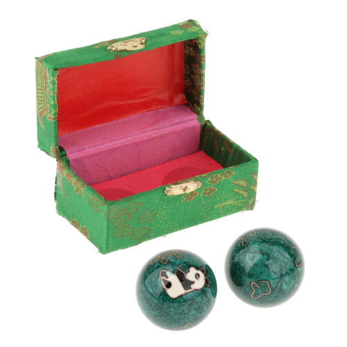 Baoding Massage Balls with Storage Box 2 Pieces 2
