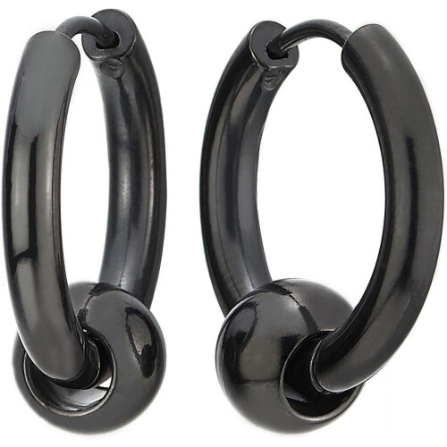 Rustfrit stål Huggie Hoop øreringe 2 stk.