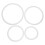 Snare Drum Mutes Portable Practice Set 4 Pieces 1