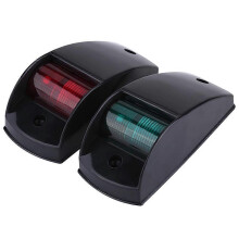 Tengeri navigációs lámpa piros 12V pár