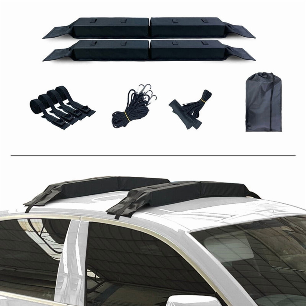 Roof Rack Pads For Surfboard Sup Kayak Canoe 4-Pack 962125025354