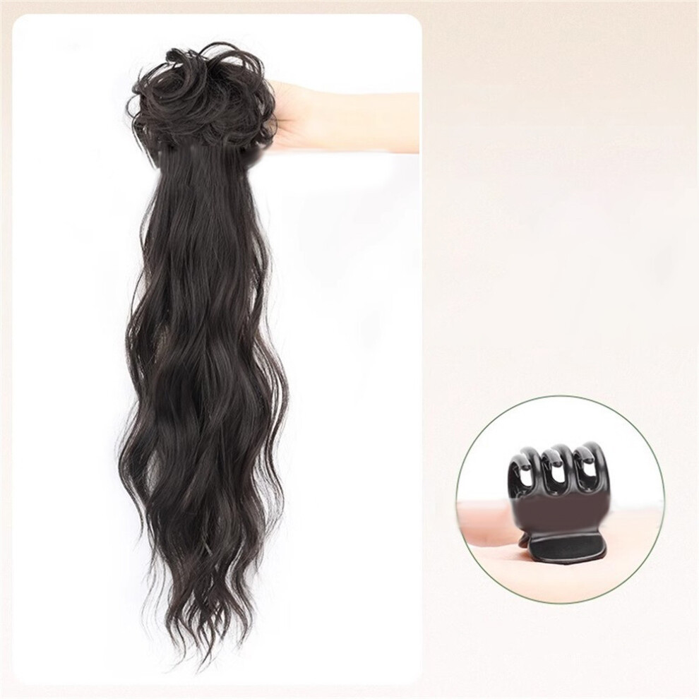 Synthetic Wig Ancient Style Braided Wave Low Ponytail