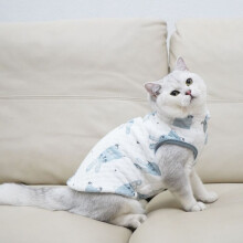 Kitten Sweater Vest, Quilted Thick Vest for Small Cats and Kittens, Perfect Housewear for Winter Months and Keeping Your Pet Snug. b S