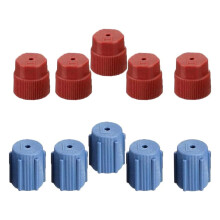 Tampas para porta de serviço de ar condicionado R134a com vedações, pacote com 13 mm e 16 mm.