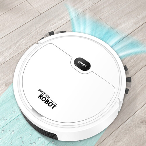 Robotdammsugare med sopning och moppning 1200mAh 60