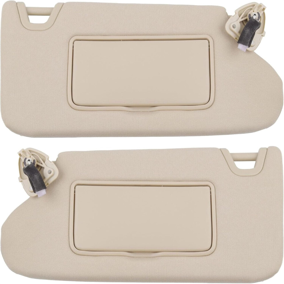 Sun Visor Pair For Nissan Altima 2013Â2018 With Beige 962125032697