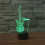 3D Nattlampa Flygplan Optisk Illusion USB Batteri 1