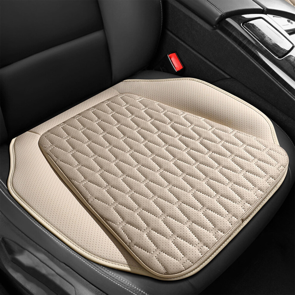 Car Seat Cushion Breathable Non-Slip 1 Pack Beige 974856975167