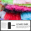 Black Glitter Tulle Fabric Roll 2250 x 15 cm 6