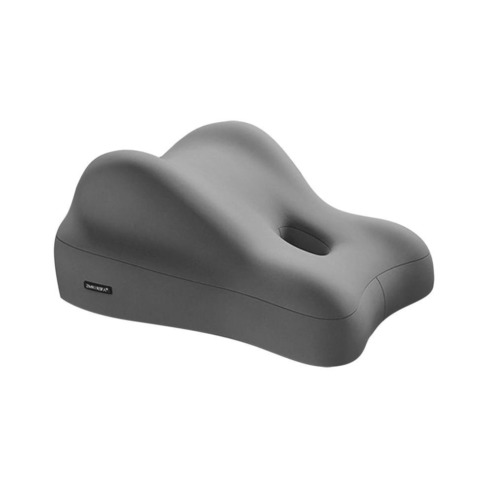 Ergonomic Contoured Pillow for Sleeping and Resting Gray