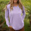 Blusa feminina oversized com capuz e mangas compridas 2