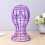 Wig Stand Plastic Hat and Cap Holder Purple 6