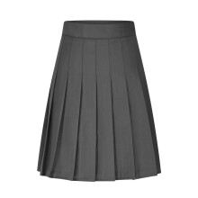 Fustă de tenis plisată pentru femei, cu talie înaltă, în formă de A, până la genunchi