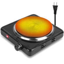 Electric Single Burner Hot Plate 1500W 5-Temp