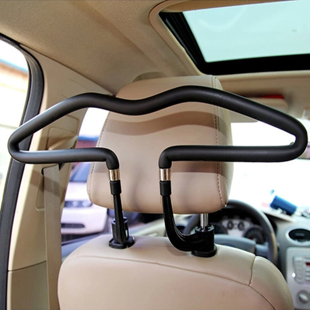 Car Seat Coat Rack Hanger Â Stainless Steel Abs Black 962125038132